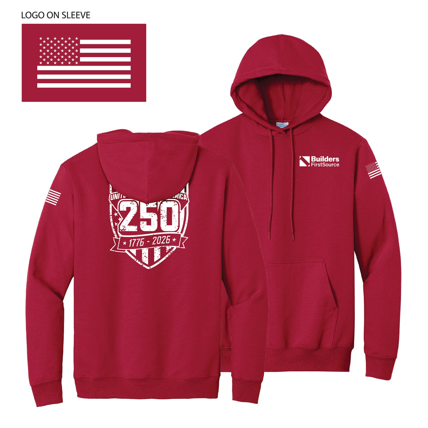 Builders FirstSource - America 250 Celebration Hooded Sweatshirt