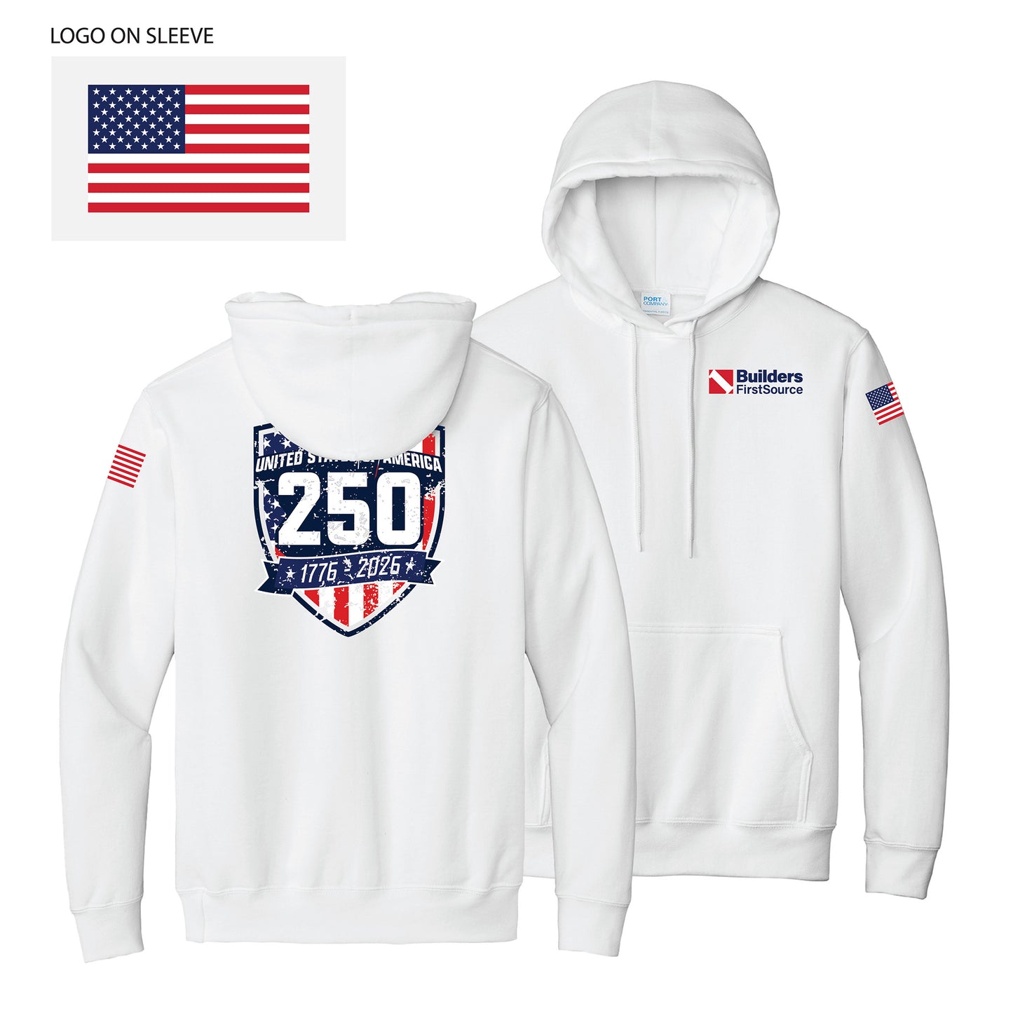 Builders FirstSource - America 250 Celebration Hooded Sweatshirt