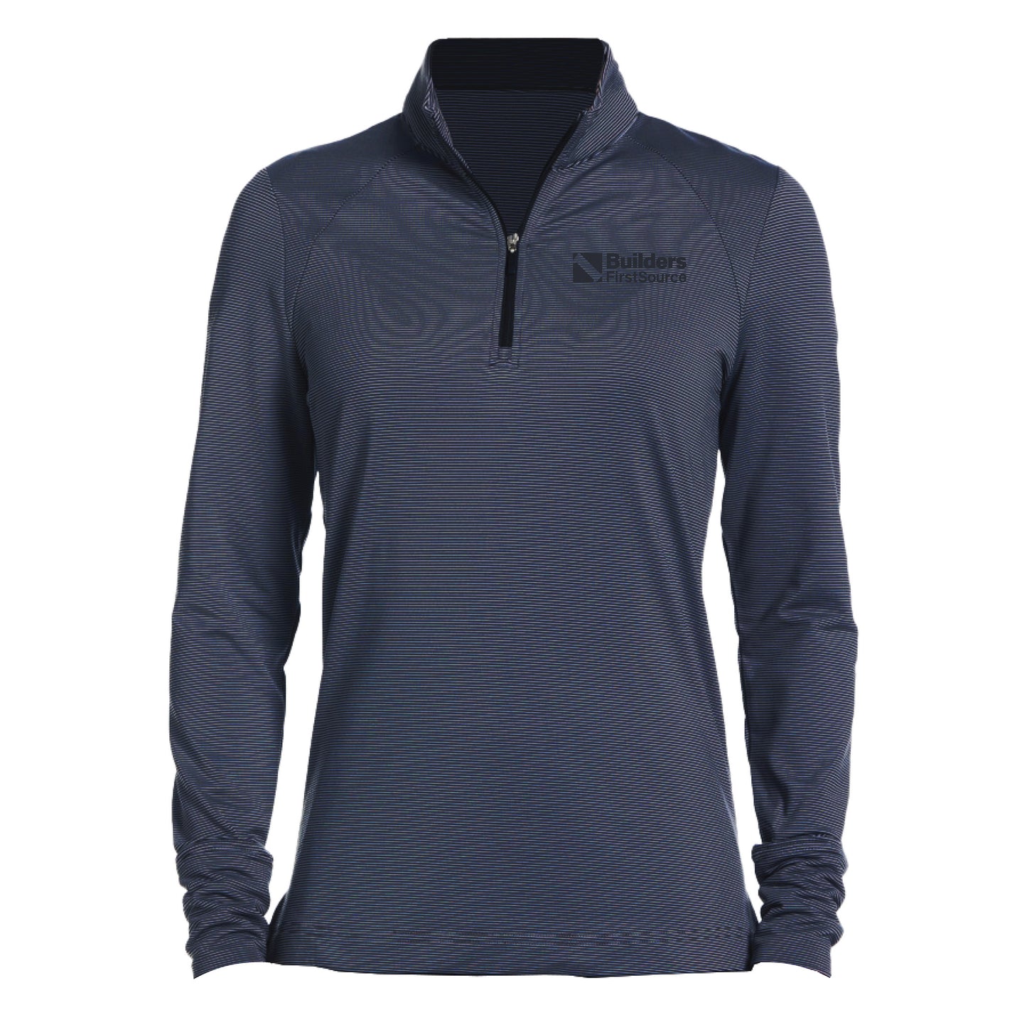 PGA Tour - Ladies' Feeder Stripe Long Sleeve Quarter Zip