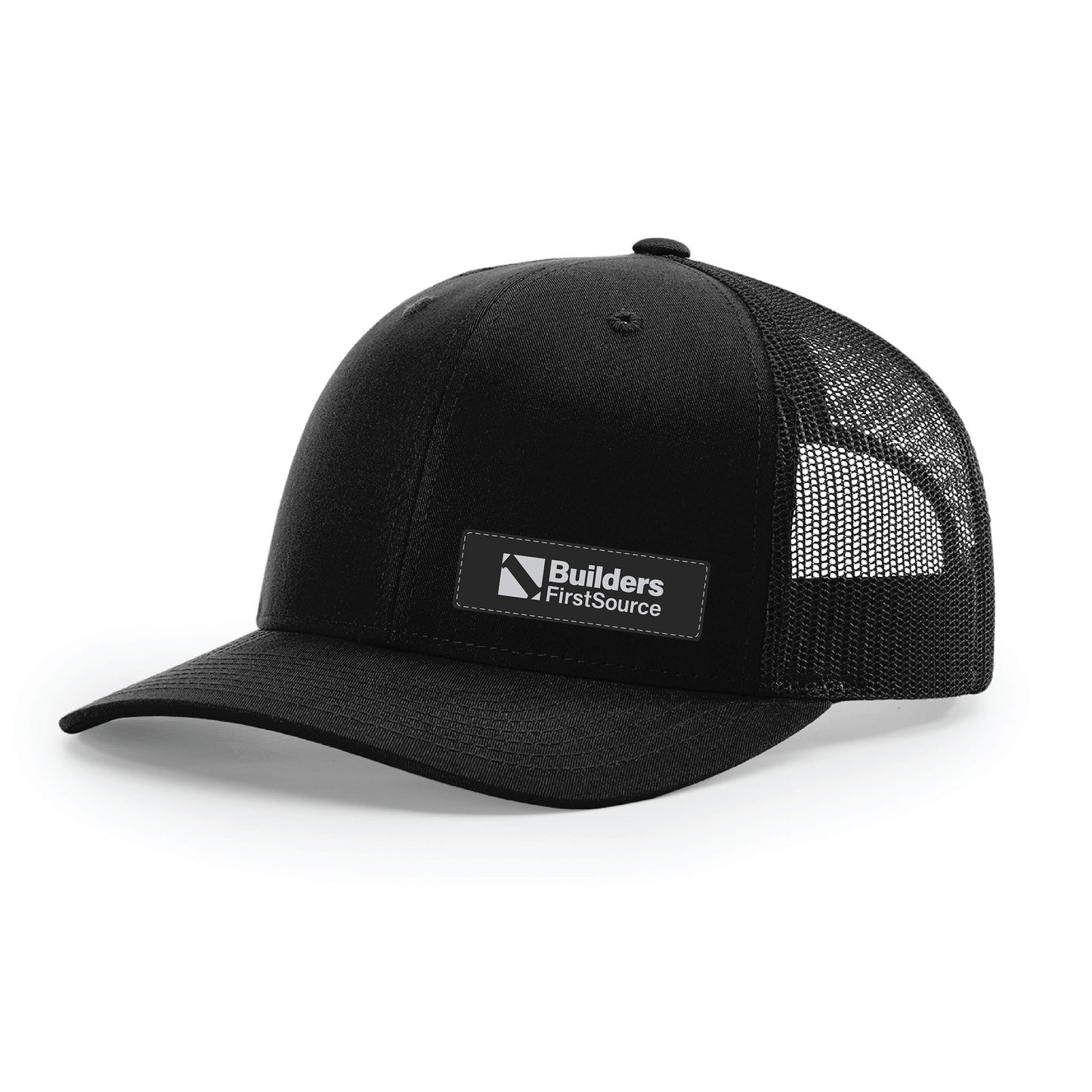 Richardson - Snapback Trucker Hat Builders FirstSource Leather Patch