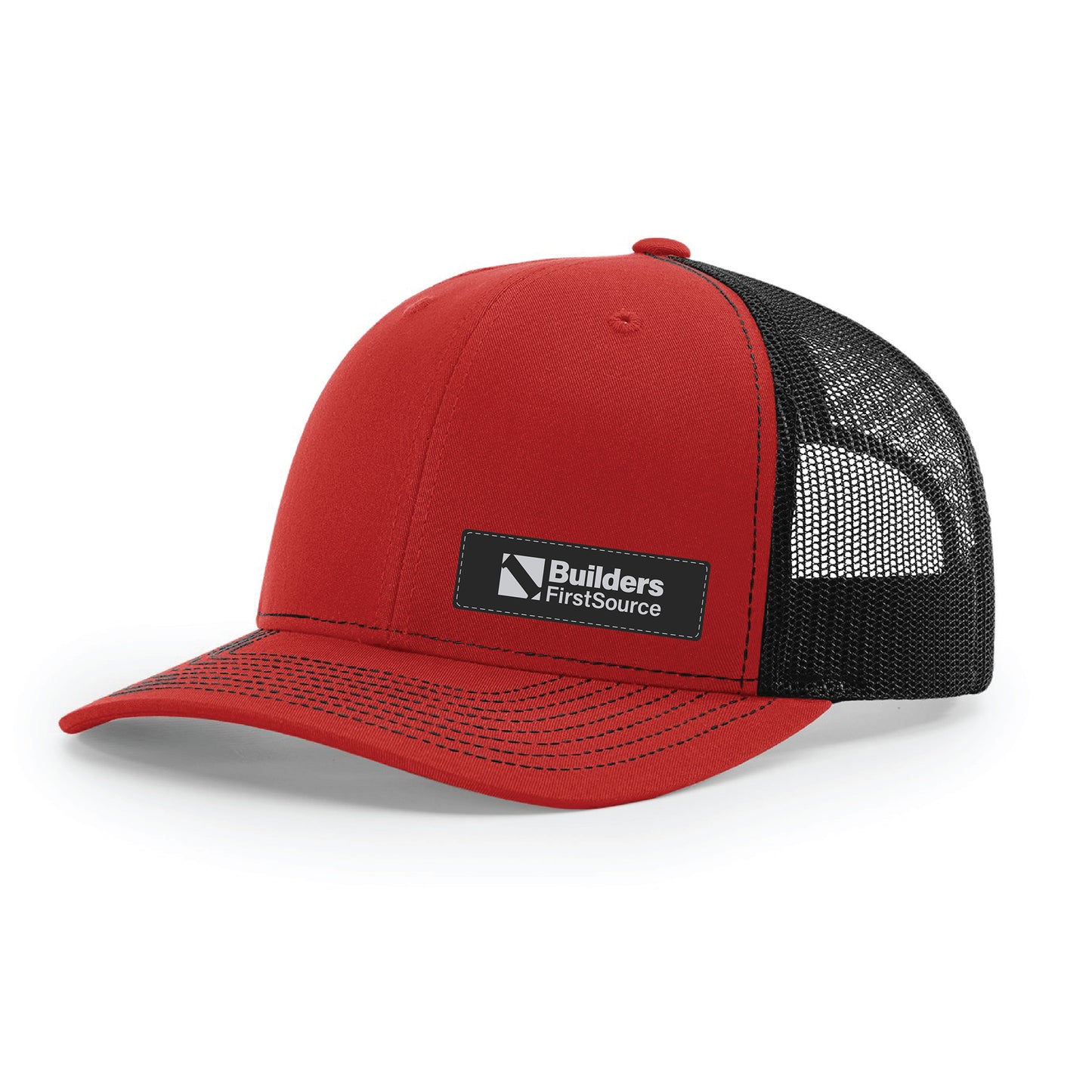 Richardson - Snapback Trucker Hat Builders FirstSource Leather Patch