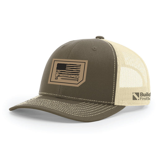 Richardson - Craftsman USA Flag Snapback Trucker Hat