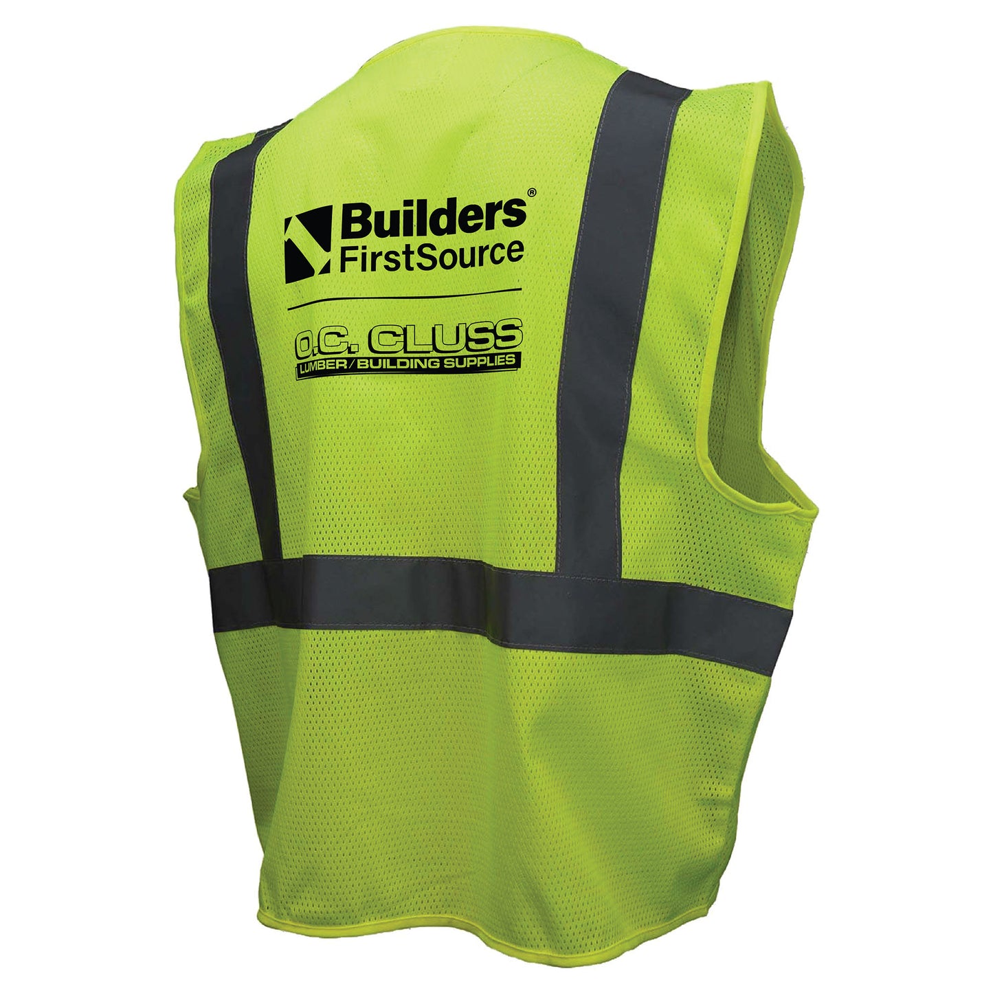 O.C. Cluss - Economy Mesh Safety Vest with Zipper, ANSI 2, R