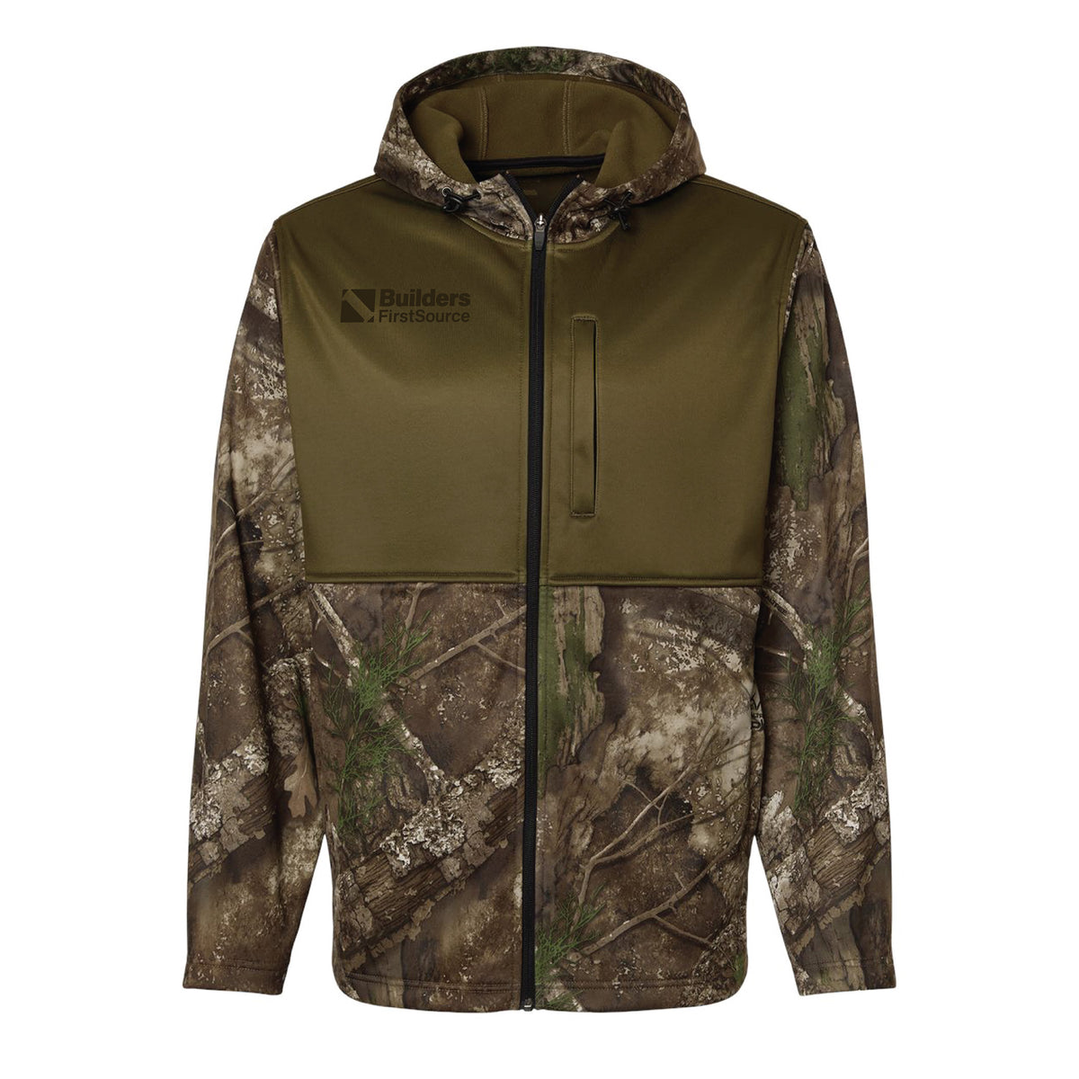RealTree - Unisex Realtree® Performance Colorblocked Full-Zip Hooded Sweatshirt