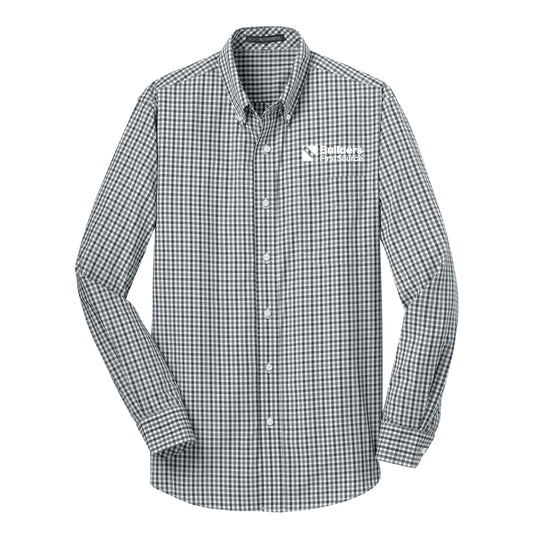 Port Authority® - Long Sleeve Gingham Easy Care Shirt
