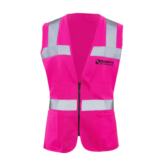 Non-ANSI Ladies Safety Vest with Zipper