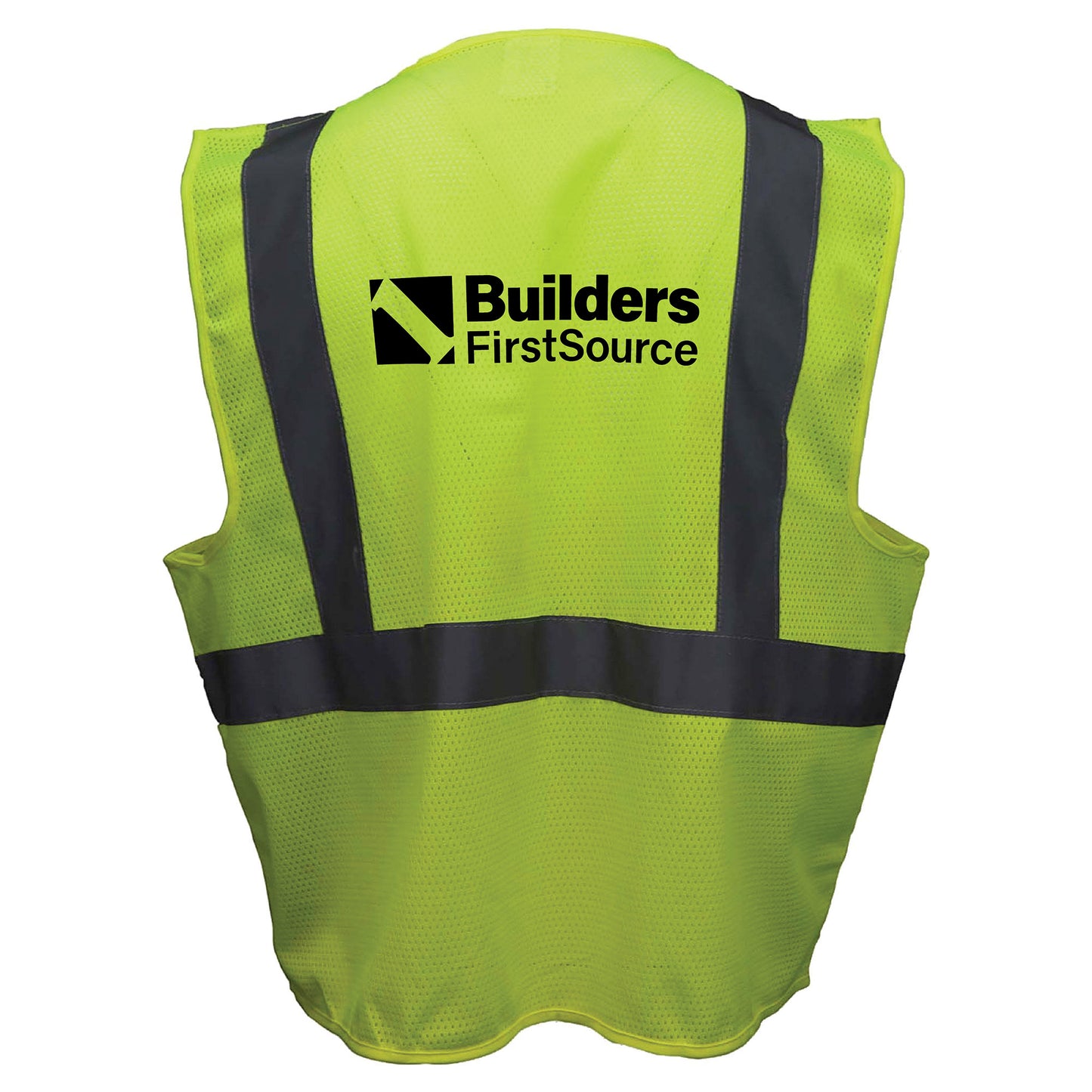 Custom - Economy Mesh Safety Vest with Zipper, ANSI 2, R