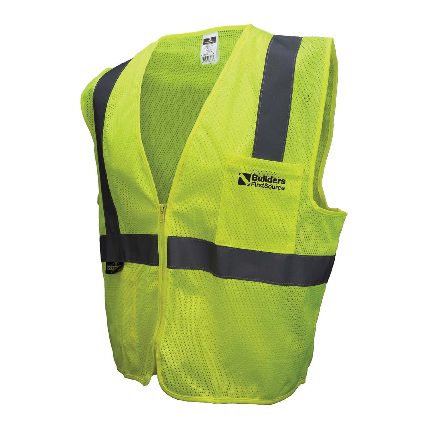 Proud to Serve Economy Mesh Safety Vest with Zipper, ANSI 2, R