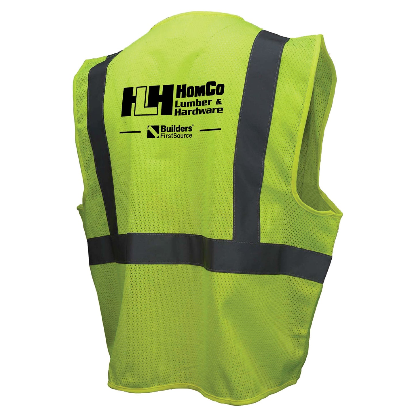 HomCo - Economy Mesh Safety Vest with Zipper, ANSI 2, R