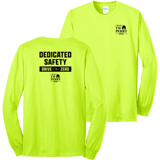 TW Perry - Drive-to-Zero Long Sleeve Core Blend Tee
