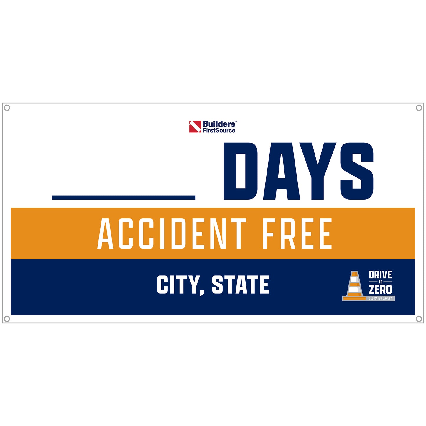 Vinyl Banner - Accident Free Celebrations