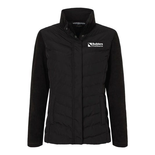 LIMITED EDITION: Weatherproof - Ladies' Mixed Media Chevron Jacket