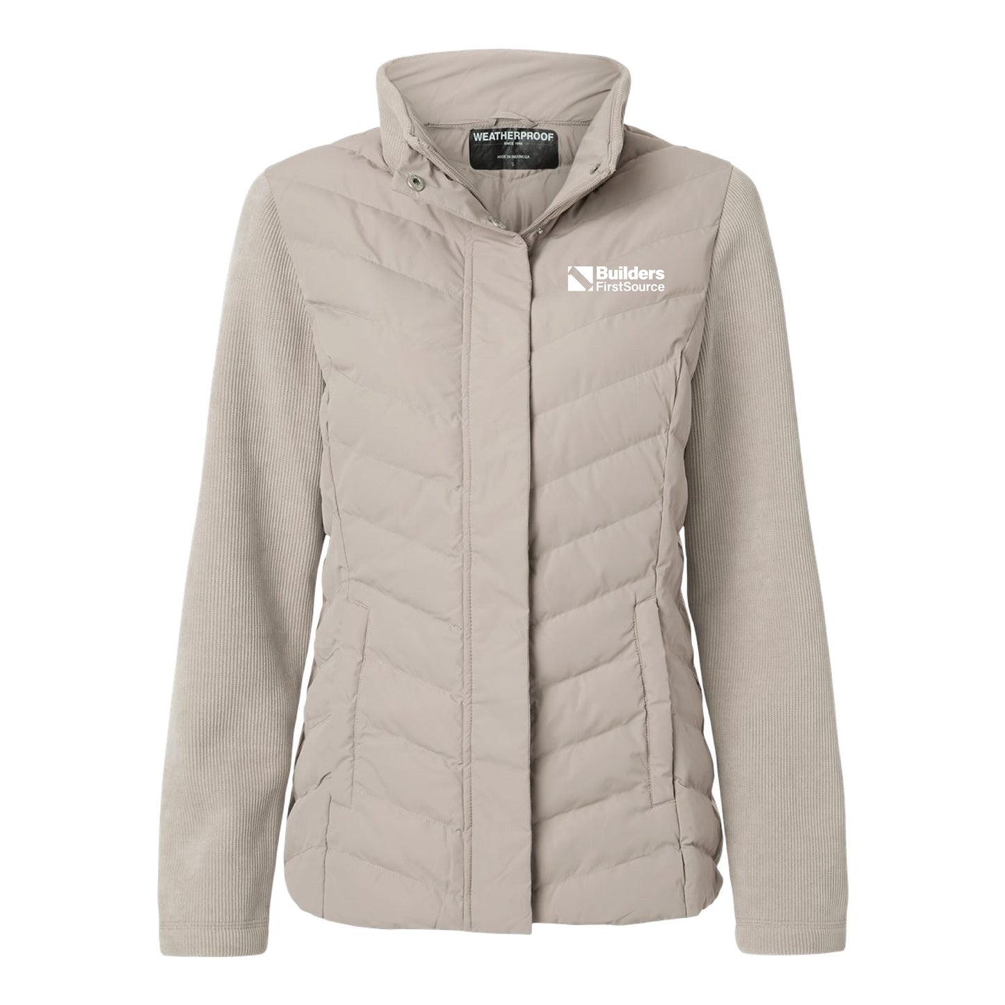 LIMITED EDITION: Weatherproof - Ladies' Mixed Media Chevron Jacket