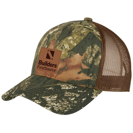 Structured Camouflage Mesh Back Hat