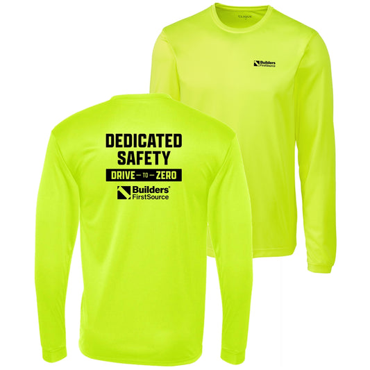 Dedicated Safety Drive-to-Zero Clique Spin Performance Long Sleeve Tee