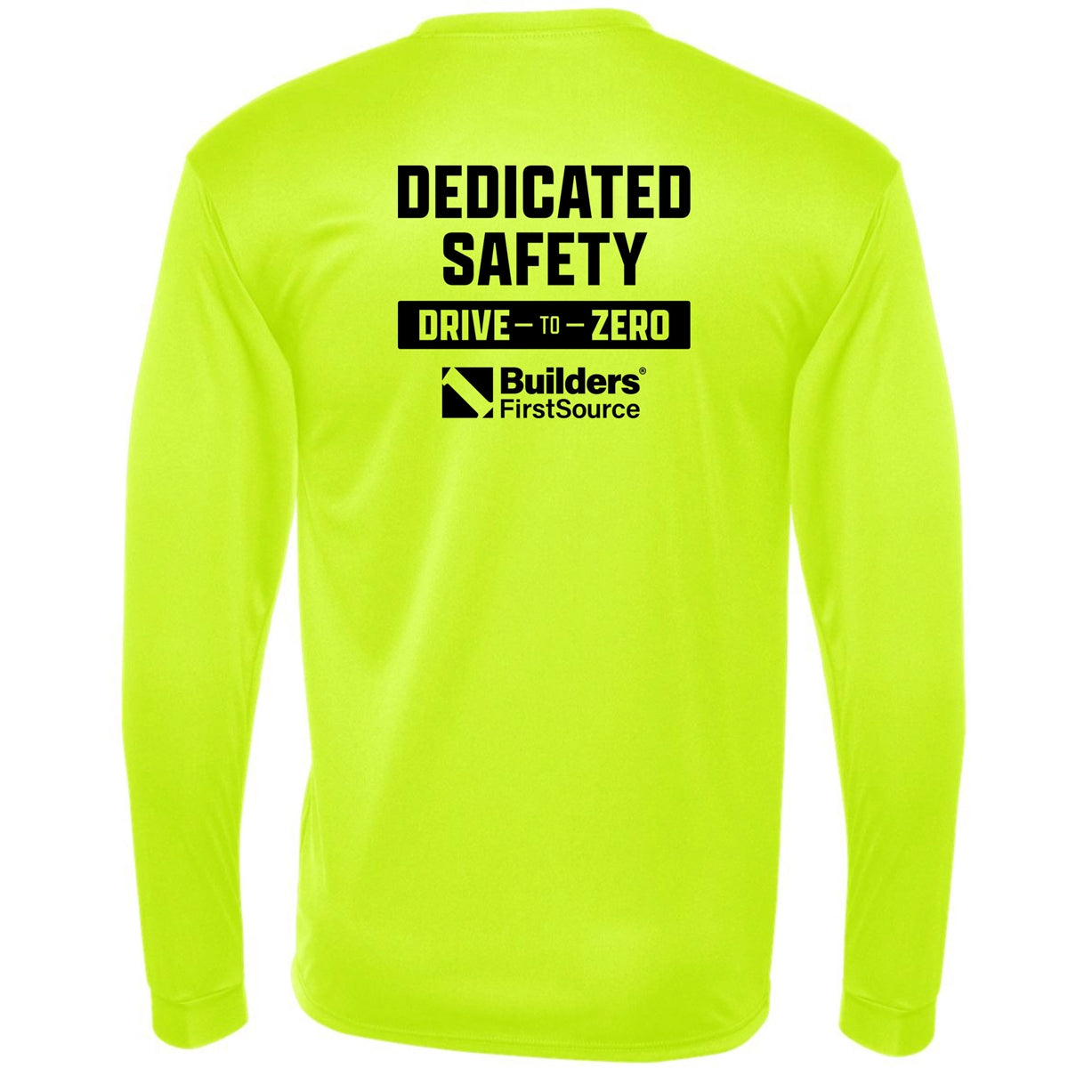 Dedicated Safety Drive-to-Zero Clique Spin Performance Long Sleeve Tee