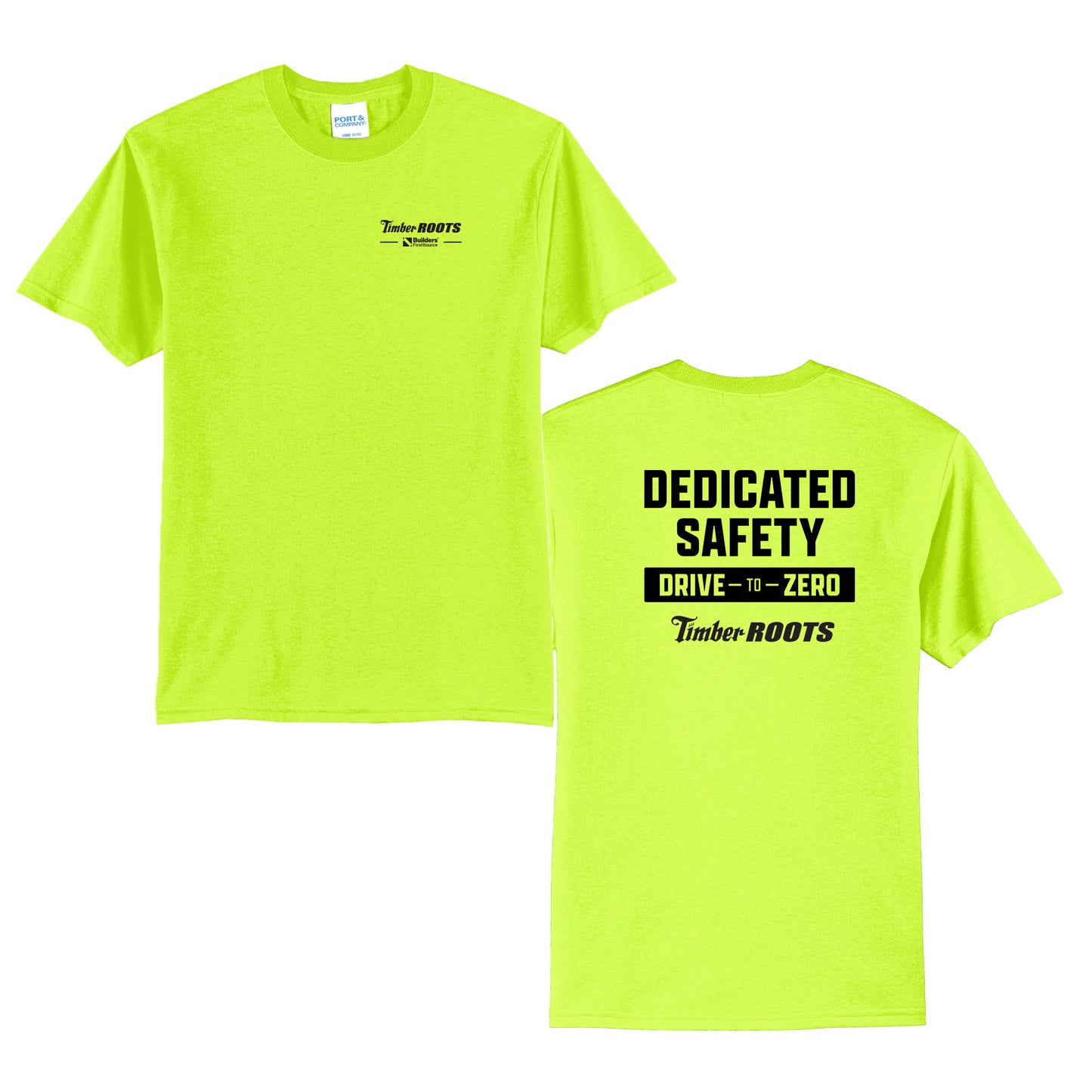 Dedicated Safety Drive-to-Zero Core Blend T-Shirt