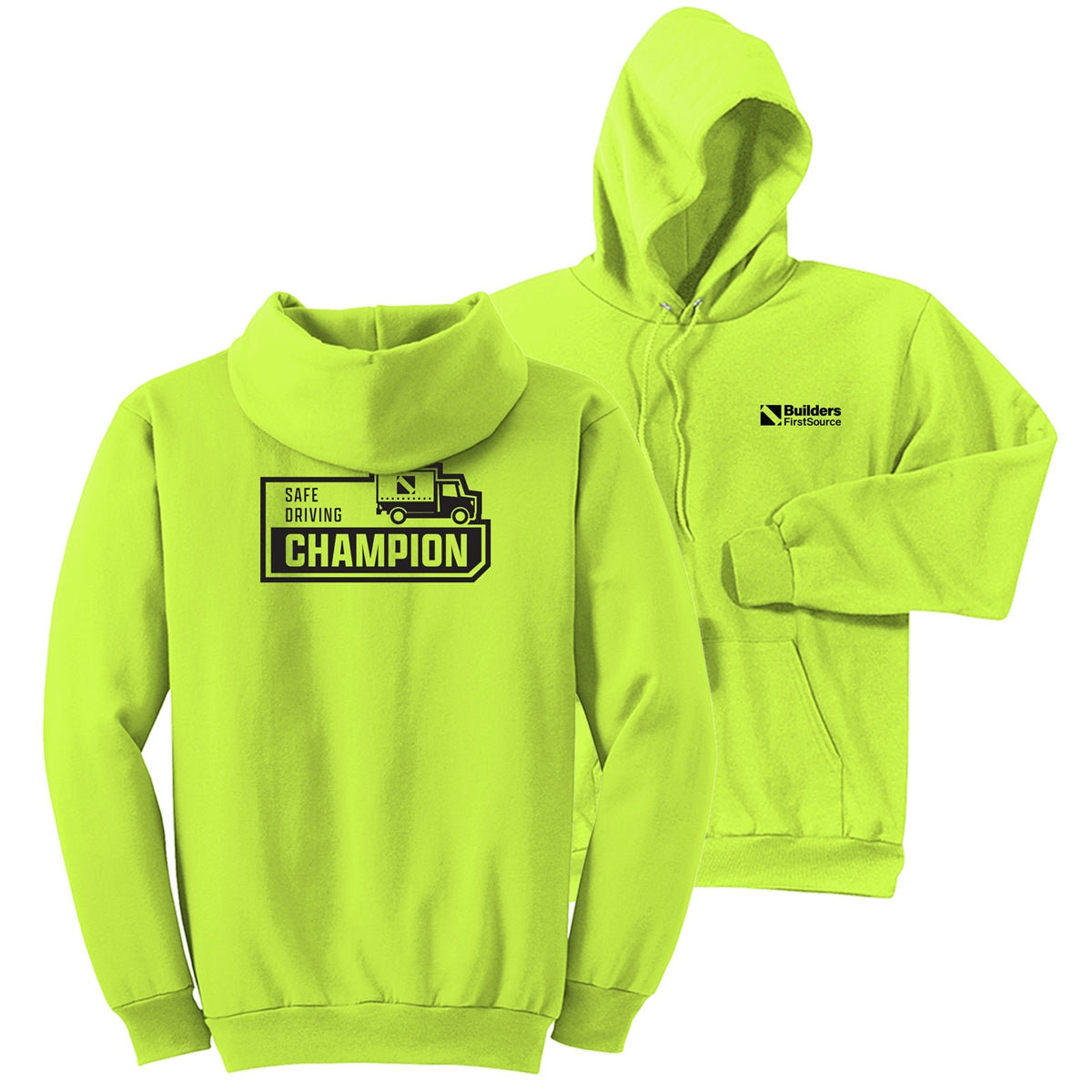 Safe Driving Champion Essential Fleece Pullover Hooded Sweatshirt